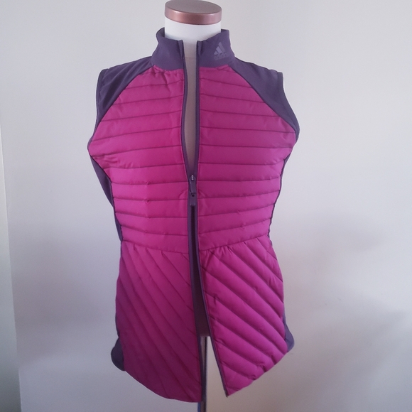 🏷Adidas Frostguard Women's Vest Golf Down Vest Jacket - M MSRP $150 - Picture 11 of 14